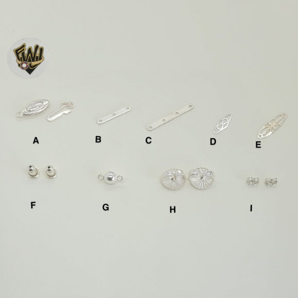 (mfin-111-120) Sterling Silver Findings - Jewelry Making (dozen) - Fantasy World Jewelry