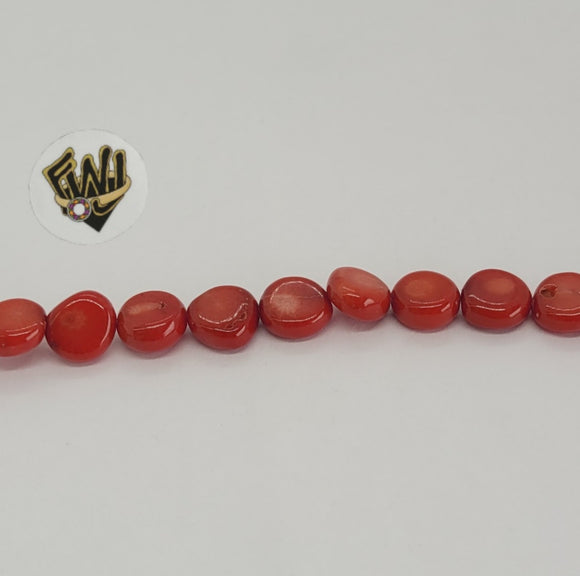 (MBEAD-114-1) 8mm Coral Beads - Fantasy World Jewelry