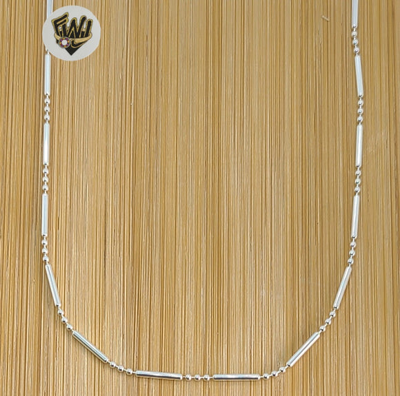 (sv-b-04) 925 Sterling Silver - Alternative Beads Chains. - Fantasy World Jewelry