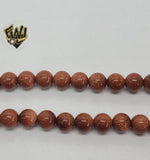 (MBEAD-122) 8mm Venturina Beads - Fantasy World Jewelry