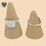 (2-5273) Anillo Brújula para Hombre en Plata de Ley 925.