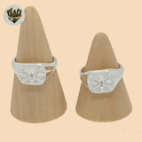 (2-5273) Anillo Brújula para Hombre en Plata de Ley 925.