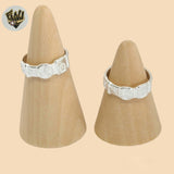 (2-5055-1) Plata de ley 925 - Anillo de banda de viaje