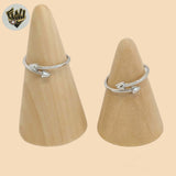 (2-5018) 925 Sterling Silver - Arrow Plain Ring