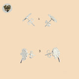 (2-3080) Pendientes Árbol de la Vida en Plata de Ley 925. 