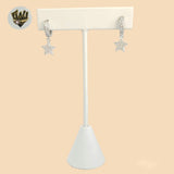 (2-4252) Plata de ley 925 - Charms de estrella Huggies. 