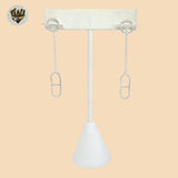 (2-3334) Pendientes largos con cierre de palanca en plata de ley 925. 