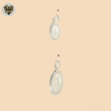 (2-1083) 925 Sterling Silver - Saint Benedict Pendants.