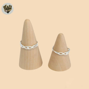 (2-5015-3) 925 Sterling Silver - Infinity Link Ring.