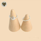 (2-5291-3) 925 Sterling Silver - Shell Toe Ring.