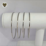 (4-5011) Acero inoxidable - Brazalete liso de 4 mm.