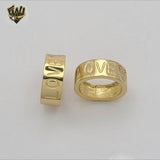 (1-3089-2) Gold Laminate - Love Band Ring - BGO