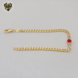 (1-0764-1) Gold Laminate - 4mm Curb Link Bracelet - BGF
