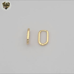 (1-2980-1) Gold Laminate - Plain Elongated Huggies - BGF