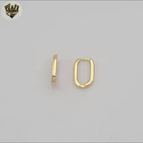 (1-2980-1) Gold Laminate - Plain Elongated Huggies - BGF