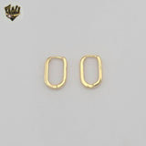 (1-2980-1) Gold Laminate - Plain Elongated Huggies - BGF