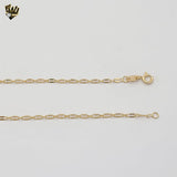 (1-1516) Gold Laminate - 2.3mm Alternative Mariner Link Chain - BGF