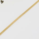 (1-1619) Laminado de oro - Cadena de eslabones en espiga de 4 mm - BGF