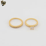 (1-3184) Laminado de Oro - Anillos de Boda - BGO