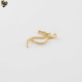 (1-2380-1) Gold Laminate- Horse Siluette Pendant - BGF