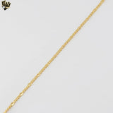 (1-1801) Gold Laminate - 2.5mm Alternative Figaro Link Chain - BGF