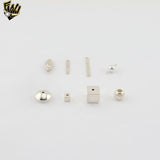 (mfin-111-120) Hallazgos de plata esterlina - Fabricación de joyas (docena)