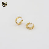 (1-2933-7) Gold Laminate -Wavy Hoops - BGF