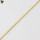 (1-1515) Laminado de oro - Cadena de eslabones de serpiente planos de 1,6 mm - BGF