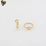 (1-3013) Gold Laminate - Tiny Flower Ring - BGF