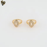 (1-3095-1) Laminado de Oro - Anillo Zircon - BGO
