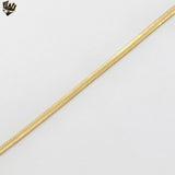 (1-1614-1) Gold Laminate - 3mm Herringbone Link Chain - BGF