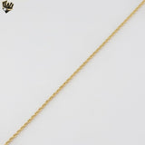 (1-1724) Gold Laminate - 2mm Rope Link Chain - BGF