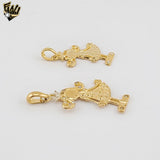 (1-2263-3) Gold Laminate -Princess Pendants - BGF