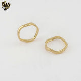 (1-3040-4) Laminado Oro - Anillo Cruz Circonitas - BGF