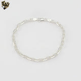 (2-0343) Plata de ley 925 - Pulsera alternativa de 14 mm.
