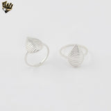 (2-5026-2) 925 Sterling Silver - Leaf Ring