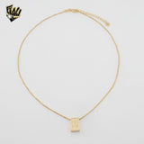 (1-6151) Gold Laminate - Star of David Necklace - BGF