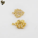 (1-2328-2) Gold Laminate Chunky Pendants - BGF