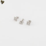 (2-6306-1) 925 Sterling Silver - Zircon Knot  Set.
