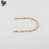 (1-60089) Laminado de oro - Brazalete de circonitas de 5 mm - BGO
