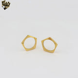 (4-0008-1) Anillo de acero inoxidable con banda de estrella.