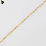 (1-1948) Gold Laminate - 2.5mm Figaro Link Chain - BGF