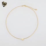 (1-6122-2) Gold Laminate -Dainty Flower Necklace - BGF