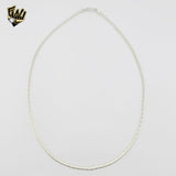 (2-66064) 925 Sterling Silver - 3mm Alternative Herringbone Chain.