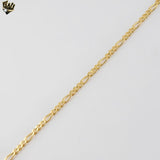 (1-1958) Gold Laminate - 4mm Figaro Link Chain - BGF