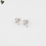 (2-6380) 925 Sterling Silver - Heart-Bow Design Set.