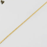 (1-1896) Gold Laminate - 2mm Flat Mariner Link Chain - BGF
