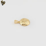 (1-2096) Laminado Oro - Colgantes Medalla - BGF