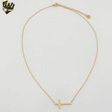 (4-7034) Acero inoxidable - Collar con cruz de 1 mm - 16".