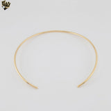(1-6161) Gold Laminate - Omega Necklace - 16" - BGF